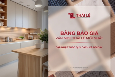 Ván gỗ MFC là gì – Đặc điểm và ứng dụng